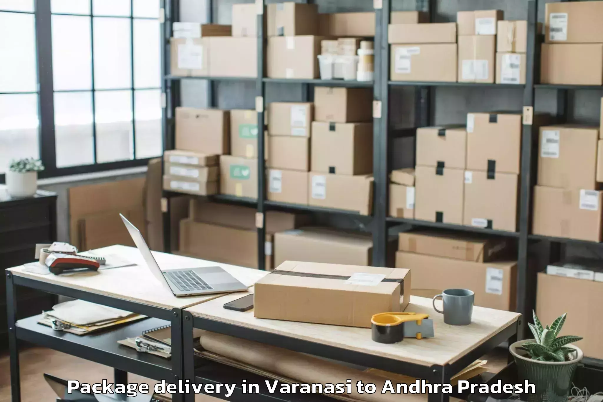 Reliable Varanasi to Nadendla Package Delivery